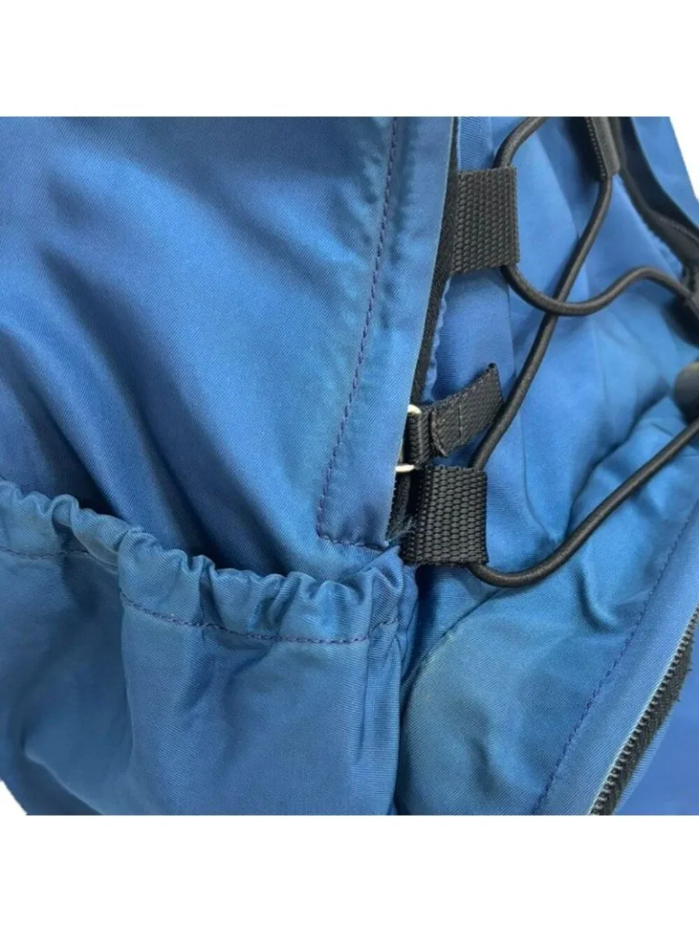 Prada Backpack Blue Black Nylon